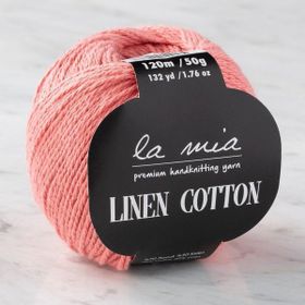 La Mia Linen Cotton 33874 L198 Pembe El Örgü İpi