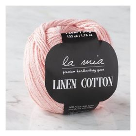 La Mia Linen Cotton 33875 L185 Açık Pembe El Örgü İpi