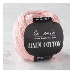 La Mia Linen Cotton 33875 L185 Açık Pembe El Örgü İpi