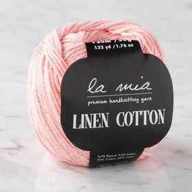 La Mia Linen Cotton 33875 L185 Açık Pembe El Örgü İpi