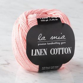 La Mia Linen Cotton 33875 L185 Açık Pembe El Örgü İpi