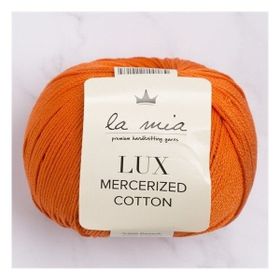 La Mia Lux Mercerized Cotton 194 33755 Turuncu El Örgü İpi