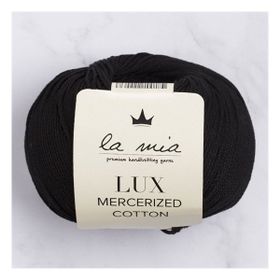 La Mia Lux Mercerized Cotton 33741 1 Siyah El Örgü İpi