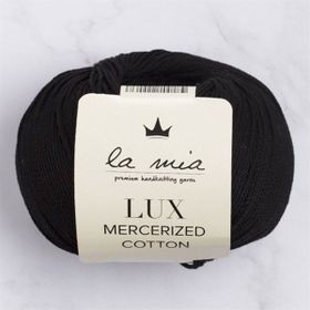 La Mia Lux Mercerized Cotton 33741 1 Siyah El Örgü İpi