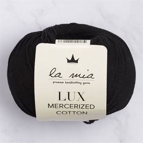 La Mia Lux Mercerized Cotton 33741 1 Siyah El Örgü İpi