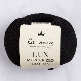 La Mia Lux Mercerized Cotton 33741 1 Siyah El Örgü İpi
