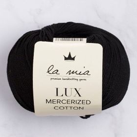 La Mia Lux Mercerized Cotton 33741 1 Siyah El Örgü İpi