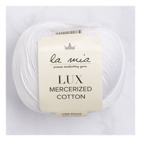 La Mia Lux Mercerized Cotton 33742 2 Beyaz El Örgü İpi