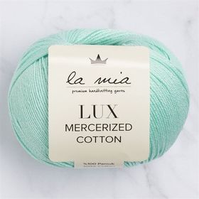 La Mia Lux Mercerized Cotton 33750 137 Su Yeşili El Örgü İpi