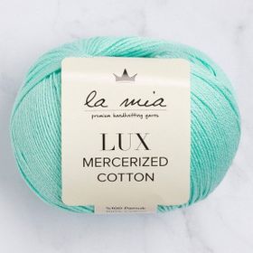 La Mia Lux Mercerized Cotton 33750 137 Su Yeşili El Örgü İpi