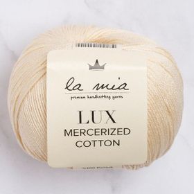 La Mia Lux Mercerized Cotton 33752 174 Bej El Örgü İpi