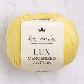 La Mia Lux Mercerized Cotton 33753 177 Sarı El Örgü İpi