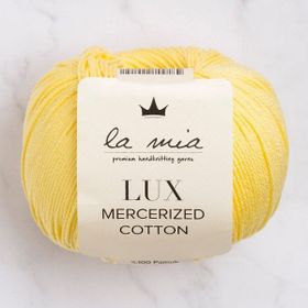 La Mia Lux Mercerized Cotton 33753 177 Sarı El Örgü İpi