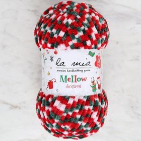 La Mia Mellow Christmas Gümüş Simli El Örgü İpi