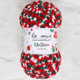 La Mia Mellow Christmas Gümüş Simli El Örgü İpi