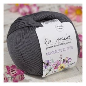 La Mia Mercerized Cotton 33577 236 Koyu Gri El Örgü İpi