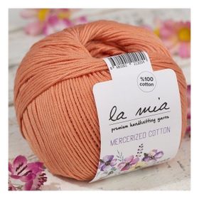 La Mia Mercerized Cotton 33581 201 Turuncu El Örgü İpi