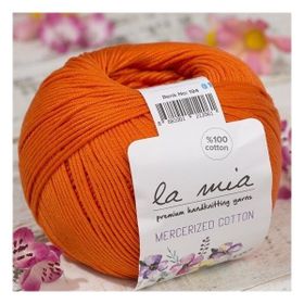 La Mia Mercerized Cotton 33582 194 Turuncu El Örgü İpi