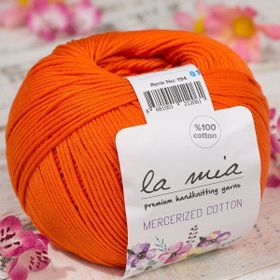 La Mia Mercerized Cotton 33582 194 Turuncu El Örgü İpi