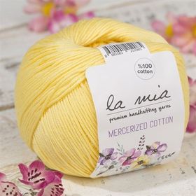 La Mia Mercerized Cotton 33584 177 Sarı El Örgü İpi