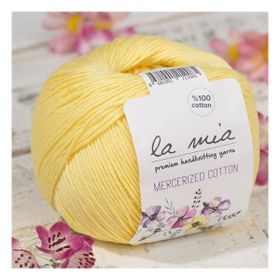 La Mia Mercerized Cotton 33584 177 Sarı El Örgü İpi
