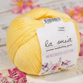 La Mia Mercerized Cotton 33584 177 Sarı El Örgü İpi