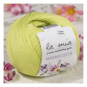 La Mia Mercerized Cotton 33587 150 Yeşil El Örgü İpi