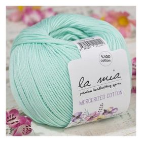 La Mia Mercerized Cotton 33588 137 Açık Yeşil El Örgü İpi