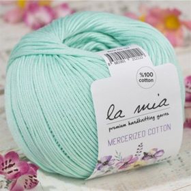 La Mia Mercerized Cotton 33588 137 Açık Yeşil El Örgü İpi