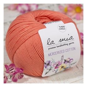 La Mia Mercerized Cotton 33598 13 Turuncu El Örgü İpi