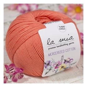 La Mia Mercerized Cotton 33598 13 Turuncu El Örgü İpi