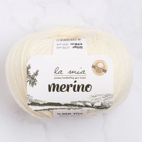 La Mia Merino 33776 L081 Krem El Örgü İpi