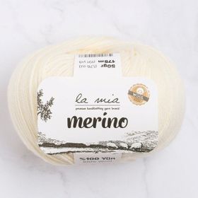 La Mia Merino 33776 L081 Krem El Örgü İpi