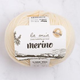 La Mia Merino 33777 L075 Krem El Örgü İpi