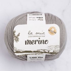 La Mia Merino 33781 L031 Gri El Örgü İpi