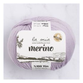 La Mia Merino 33783 L140 Lila El Örgü İpi