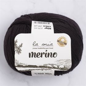 La Mia Merino 33790 L006 Siyah El Örgü İpi