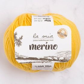 La Mia Merino 33791 L076 Hardal Sarı El Örgü İpi