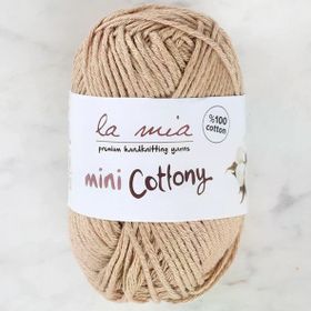 La Mia Mini Cottony 25 gr Bej Bebek El Örgü İpi