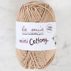 La Mia Mini Cottony 25 gr Bej Bebek El Örgü İpi