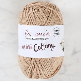 La Mia Mini Cottony 25 gr Bej Bebek El Örgü İpi
