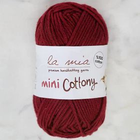 La Mia Mini Cottony 25 gr Bordo Bebek El Örgü İpi