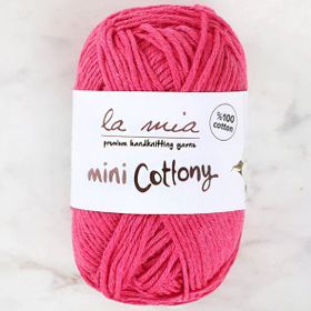 La Mia Mini Cottony 25 gr Fuşya Bebek El Örgü İpi