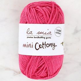 La Mia Mini Cottony 25 gr Fuşya Bebek El Örgü İpi