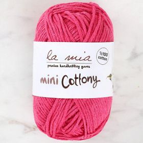 La Mia Mini Cottony 25 gr Fuşya Bebek El Örgü İpi