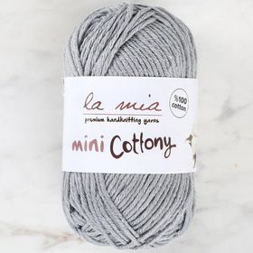 La Mia Mini Cottony 25 gr Gri Bebek El Örgü İpi