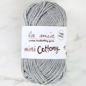La Mia Mini Cottony 25 gr Gri Bebek El Örgü İpi