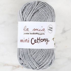 La Mia Mini Cottony 25 gr Gri Bebek El Örgü İpi