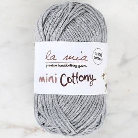 La Mia Mini Cottony 25 gr Gri Bebek El Örgü İpi