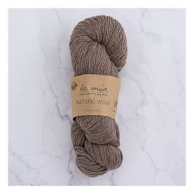 La Mia Natural Wool 33604 H5 Açık Kahverengi El Örgü İpi